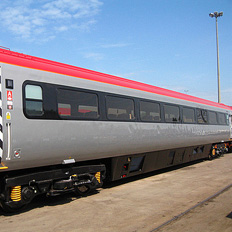 Intercity mixed class train